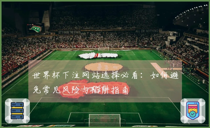 世界杯下注网站选择必看:如何避免常见风险与陷阱指南